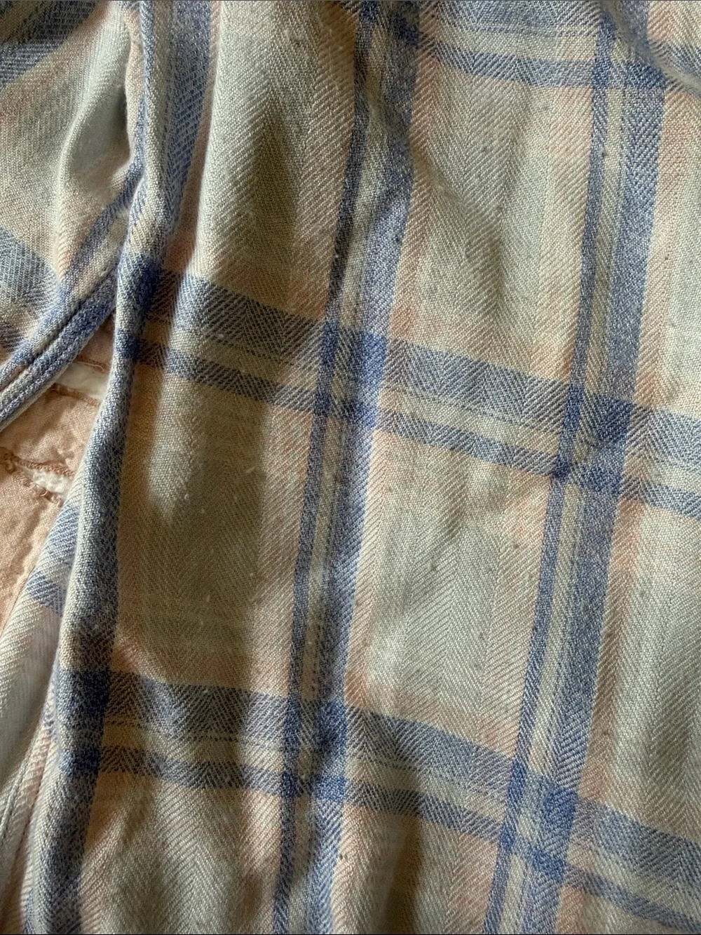 Rails Men’s Plaid Button-Down Shirt in Light Blue and Cream